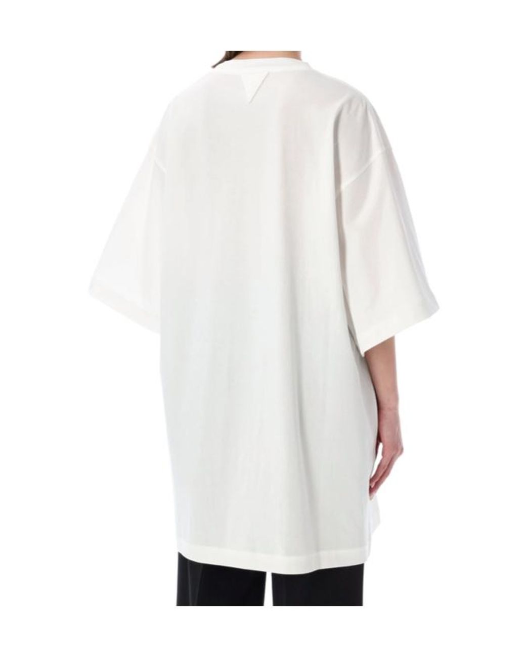 Bottega Veneta White Short-Sleeved Crewneck T-Shirt