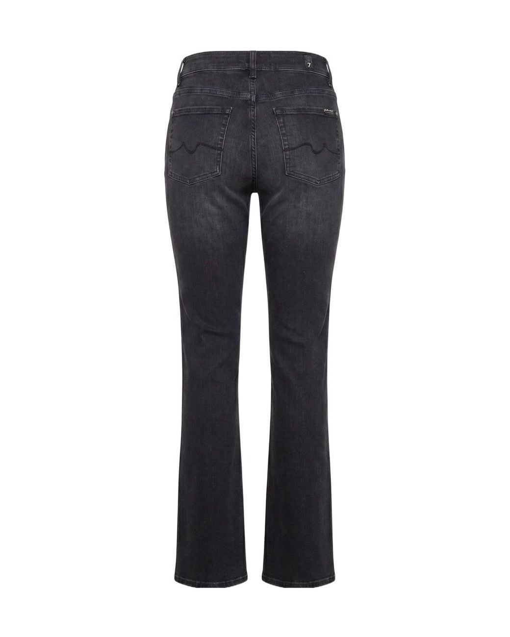 7 For All Mankind Gray Slim Bootcut Jeans