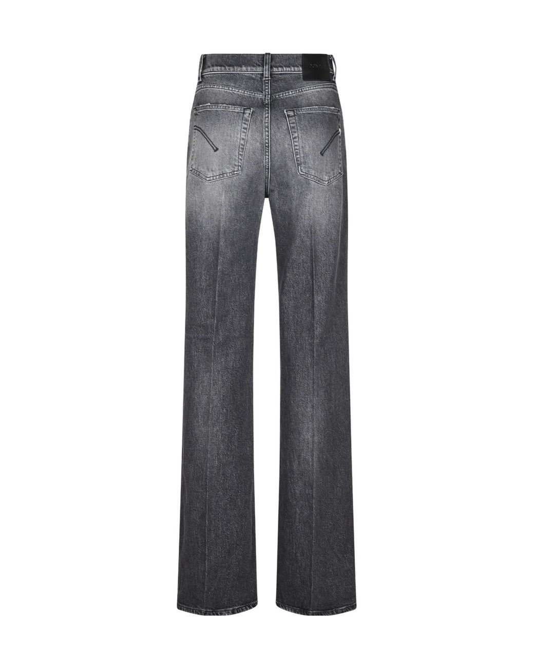 Dondup Gray Wide-Leg Jeans