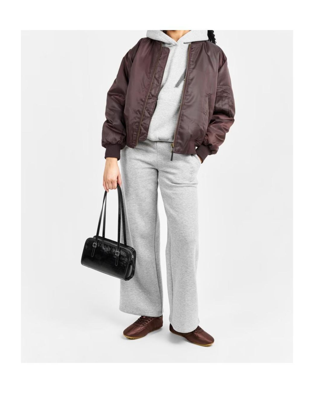 Anine Bing Gray Kacey Sweatpants