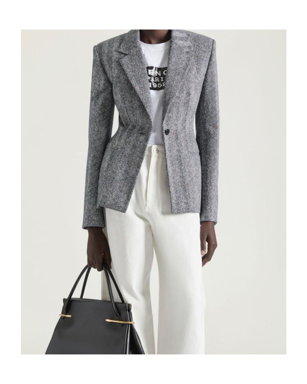 Givenchy Gray Single-Breasted Jacket