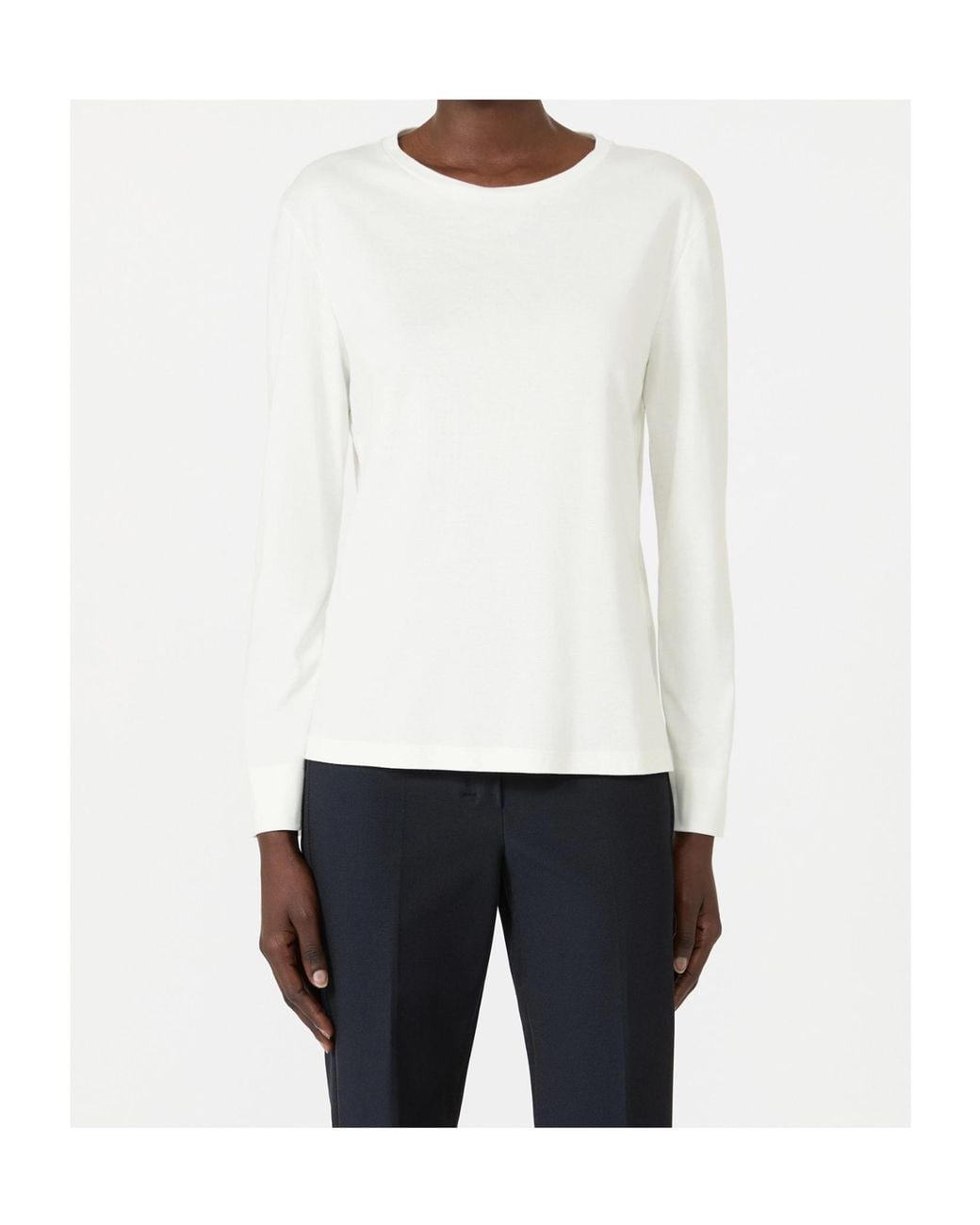 Max Mara White 'S Fumetto Long-Sleeve T-Shirt