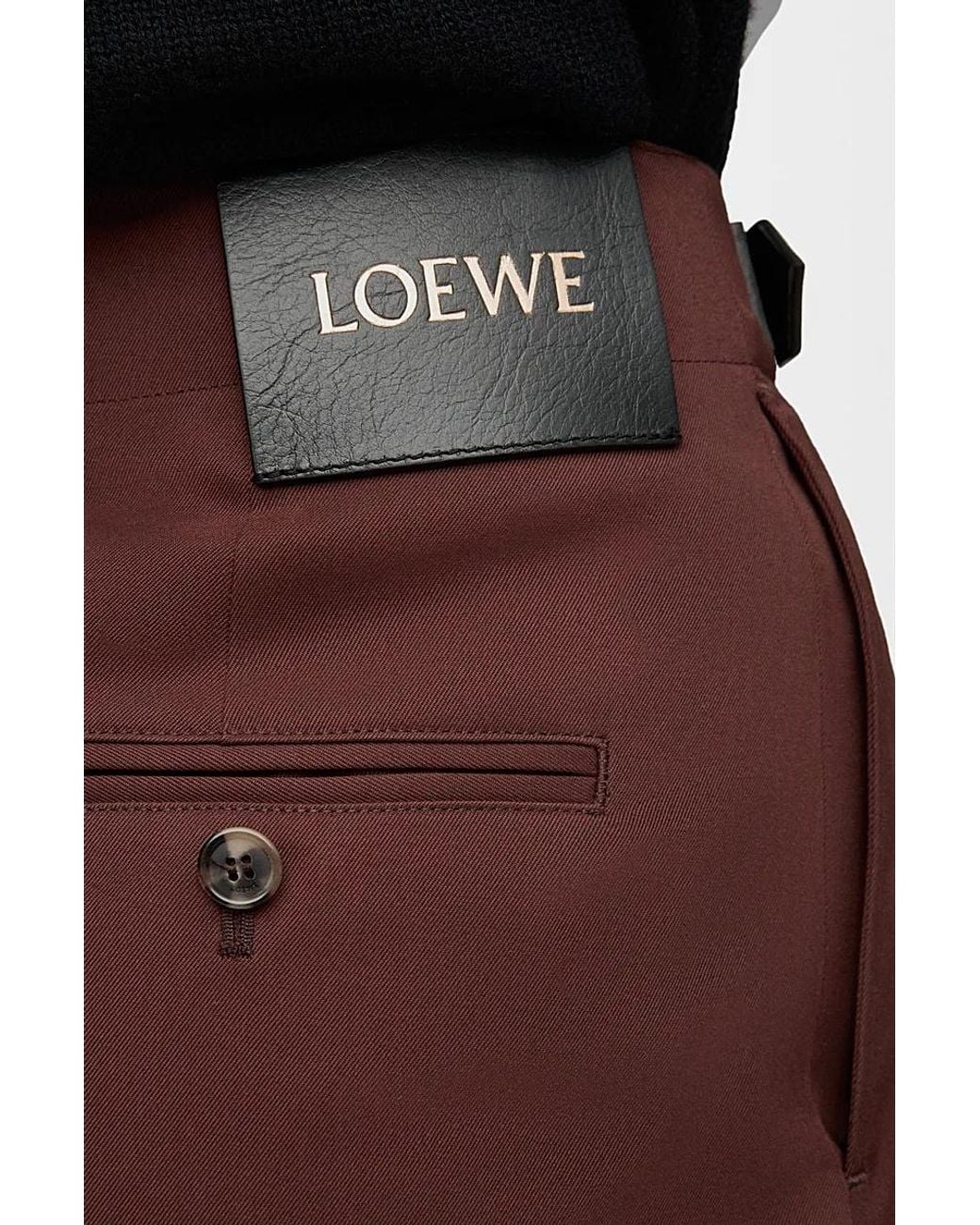 Loewe Purple Belted Mini Skirt