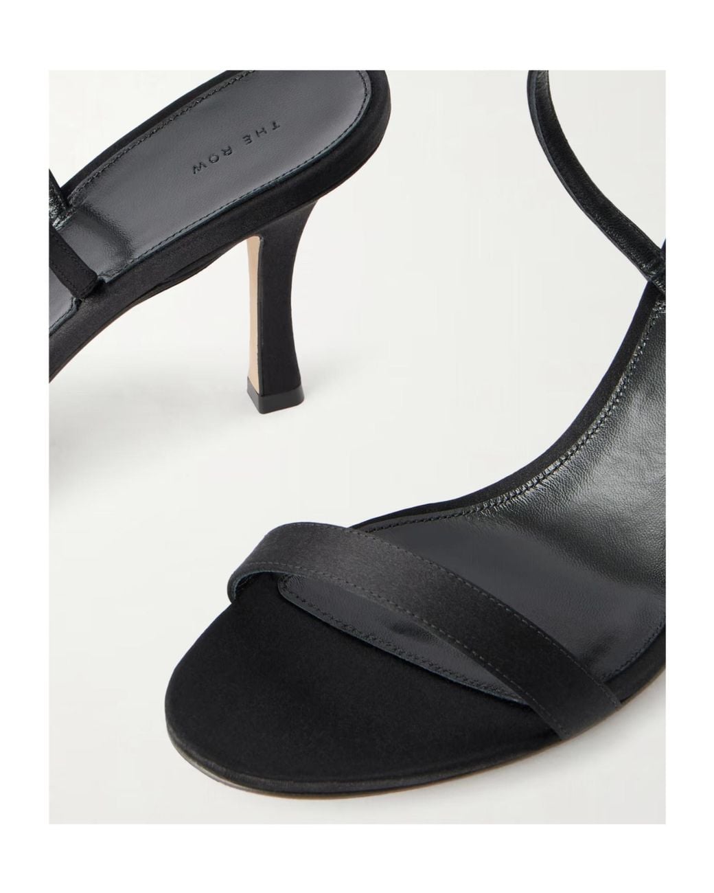 The Row Metallic Ella High-Heeled Sandals