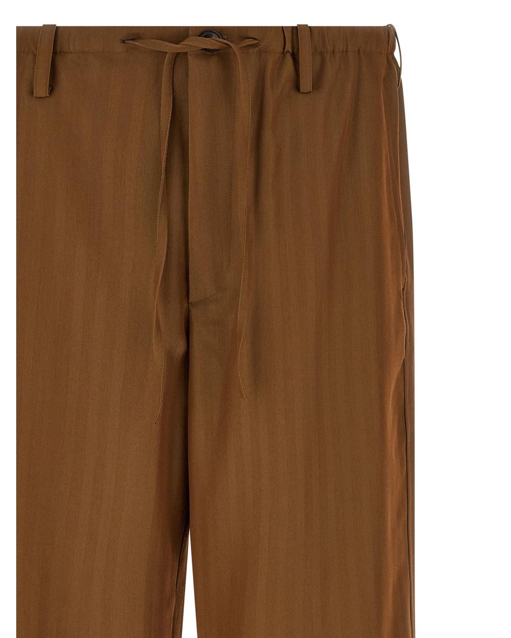 Dries Van Noten Brown Penny Long Pants for men