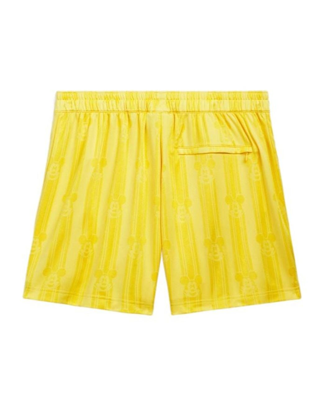 Adidas Yellow Originals Brain Dead Disney Graphic Shorts for men