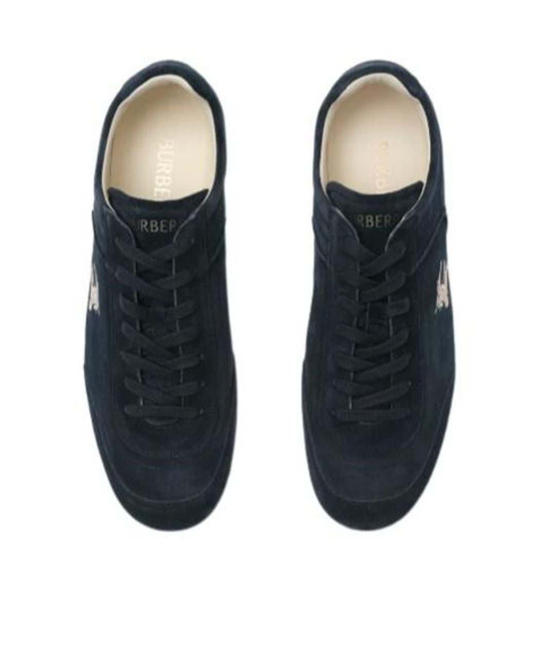 Burberry Blue Suede Knight Runner Sneakers for men
