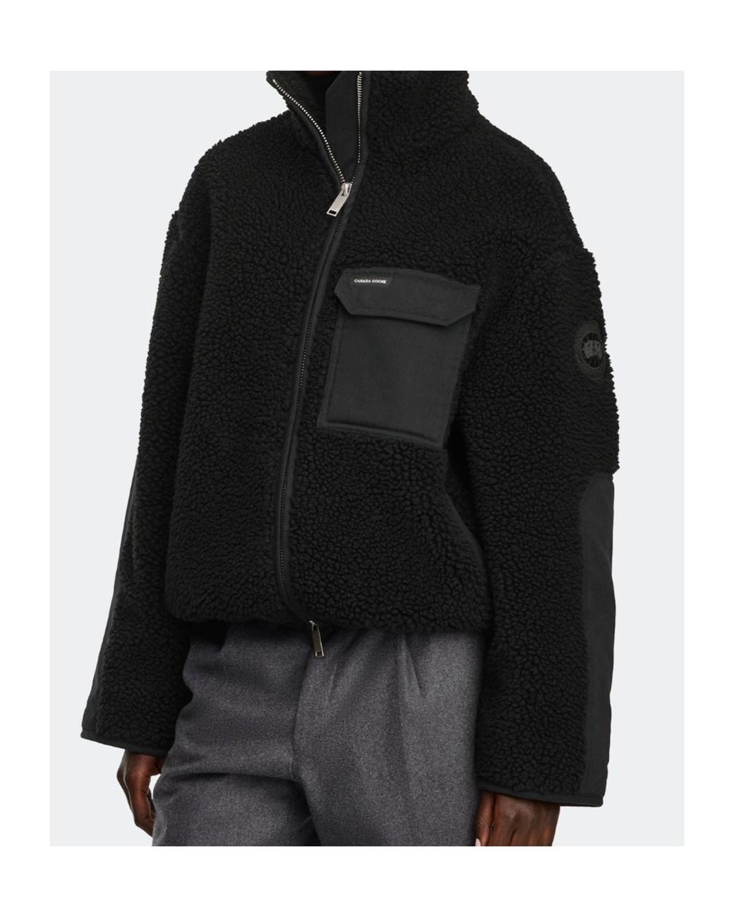 Canada Goose Black Soren Zip-Up Fleece Jacket