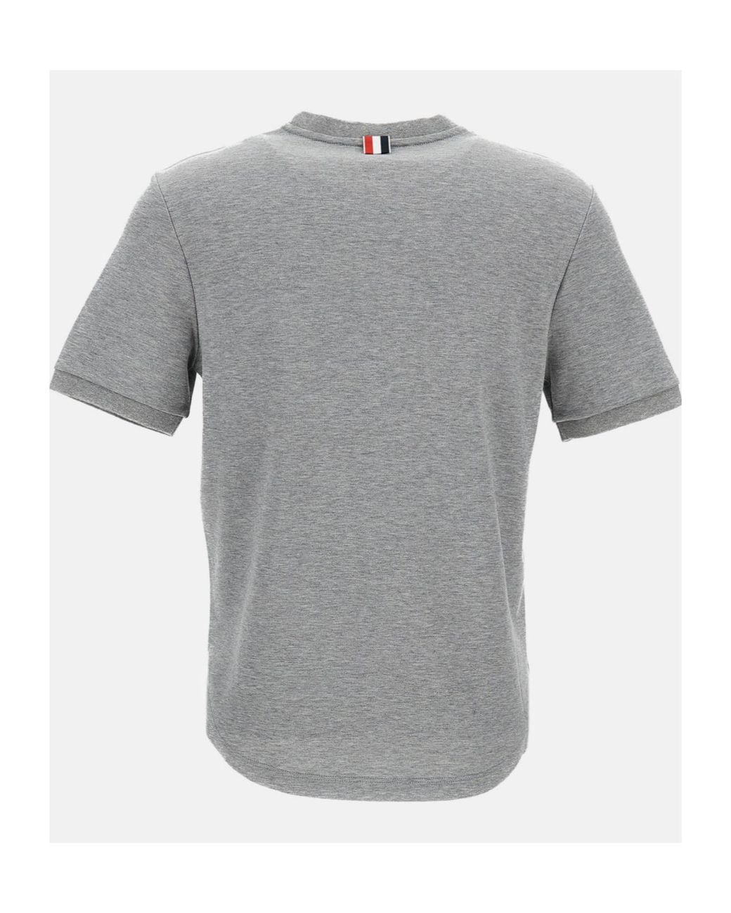 Thom Browne Gray Milano Pocket Crewneck T-Shirt
