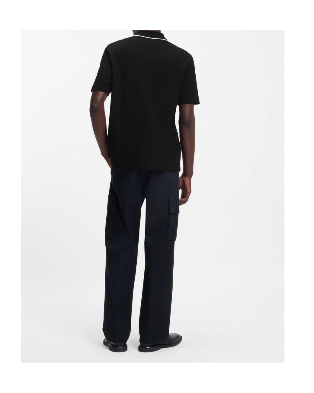 Boss Black Boss Contrast Trim Short-Sleeved Polo Shirt for men