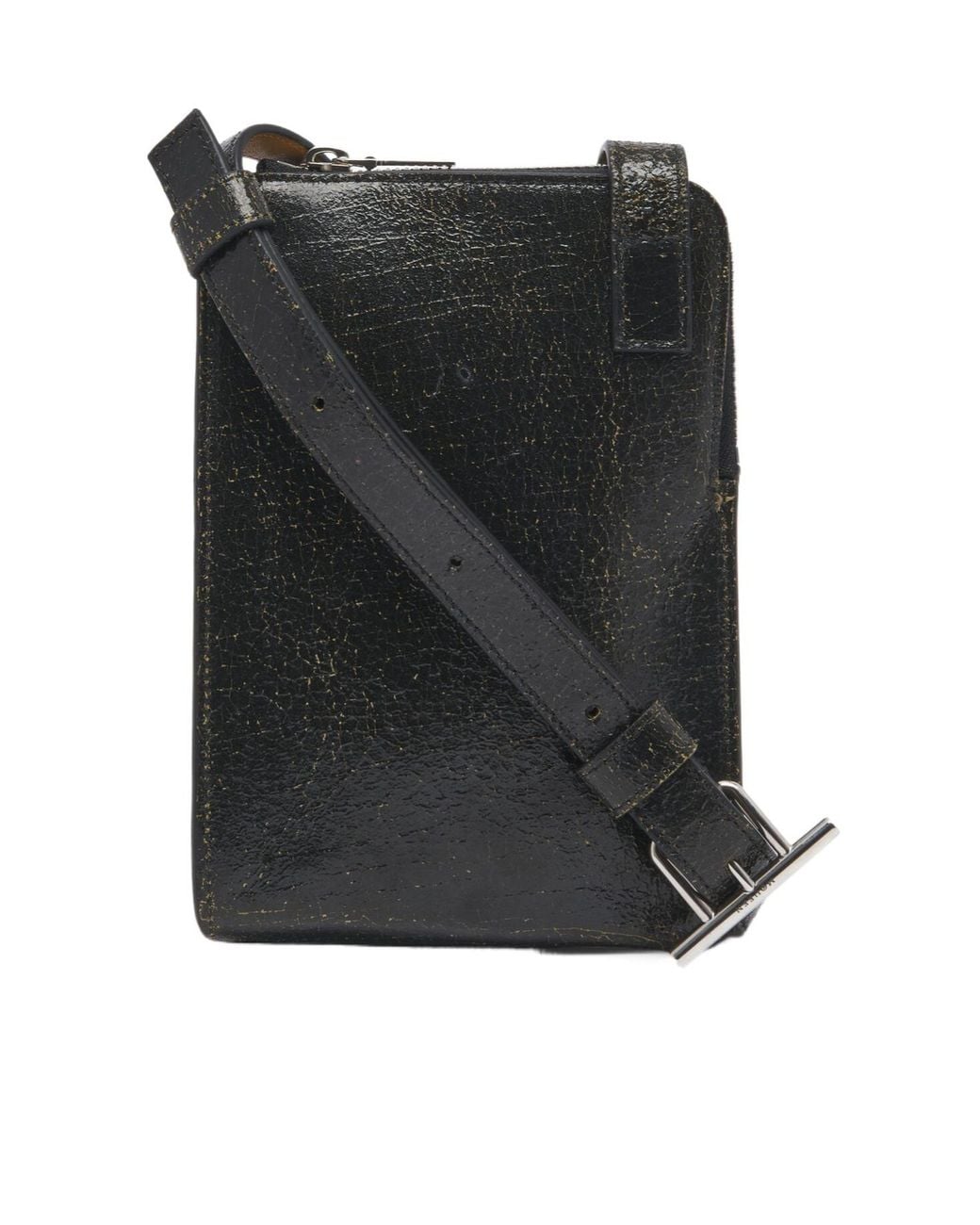 McQueen Gray T-Bar Sling Phone Holder for men