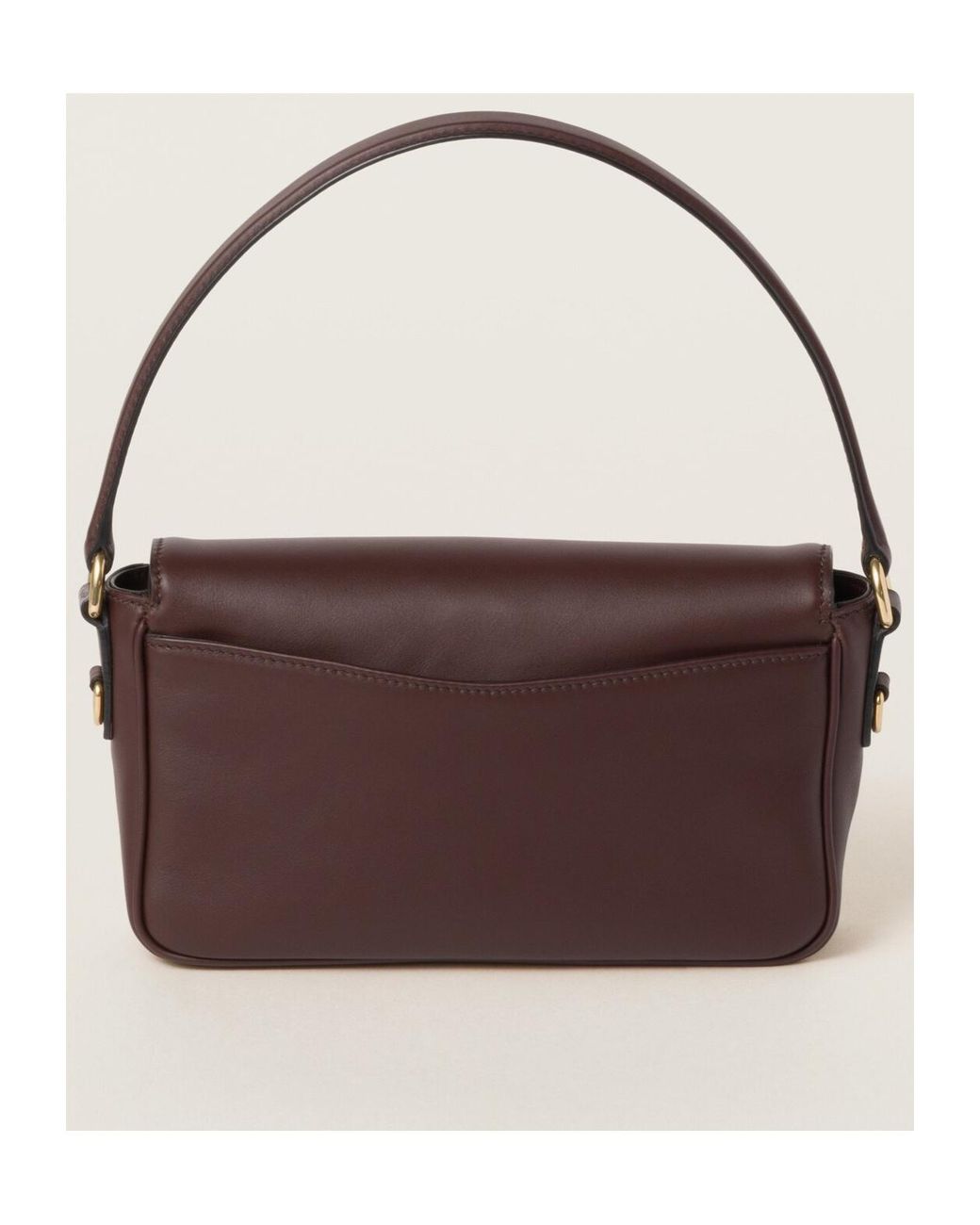 Miu Miu Brown Penny Leather Bag