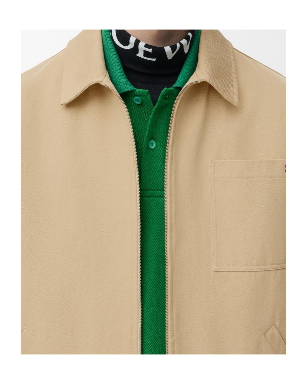 Loewe Natural Zip-Up Jacket for men