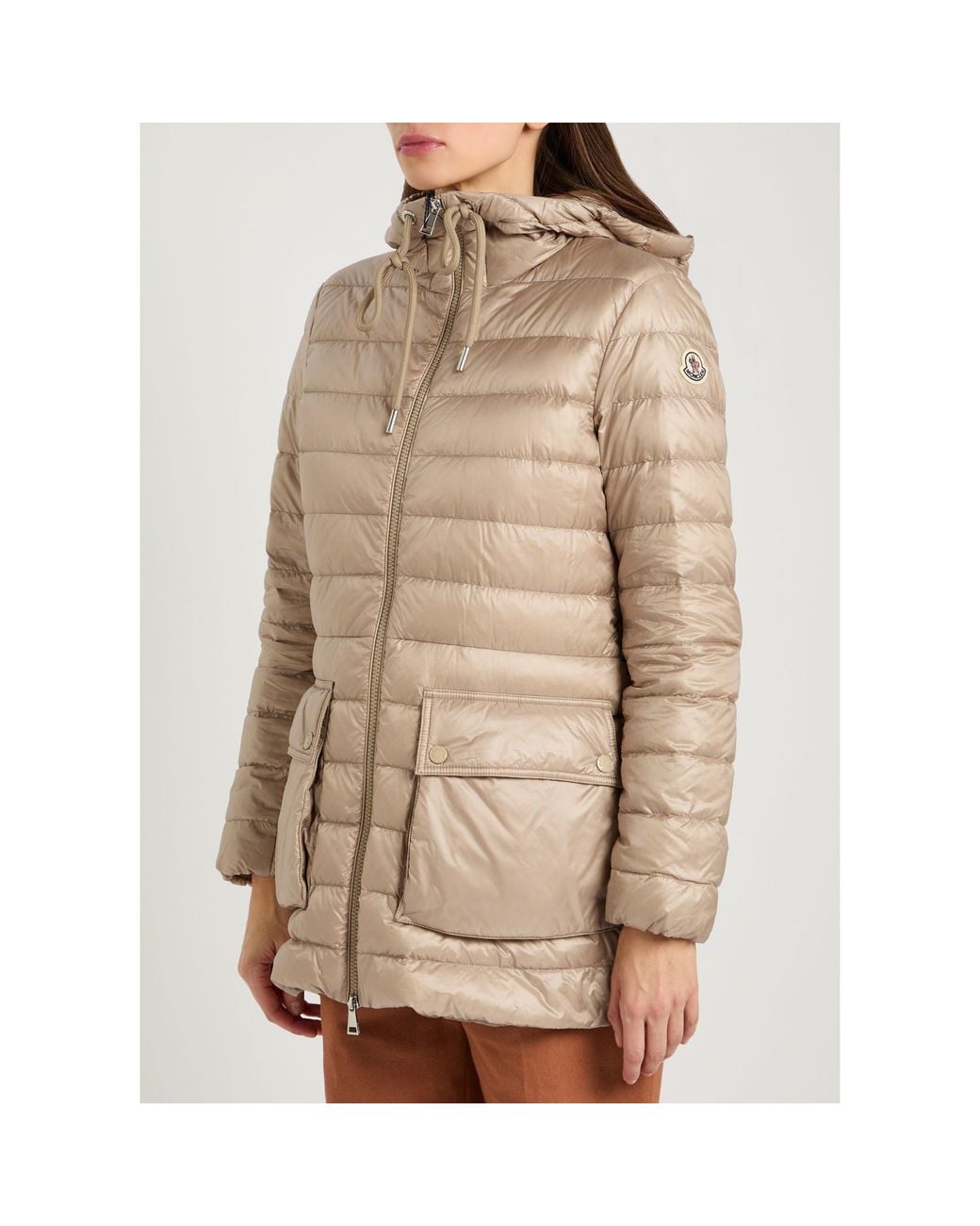 Moncler Natural A Light And Warm Short Coat