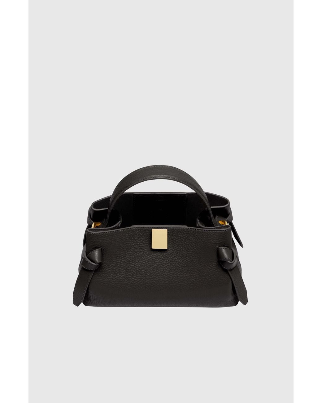 Yuzefi Black Mini Gyoza Shoulder Bag