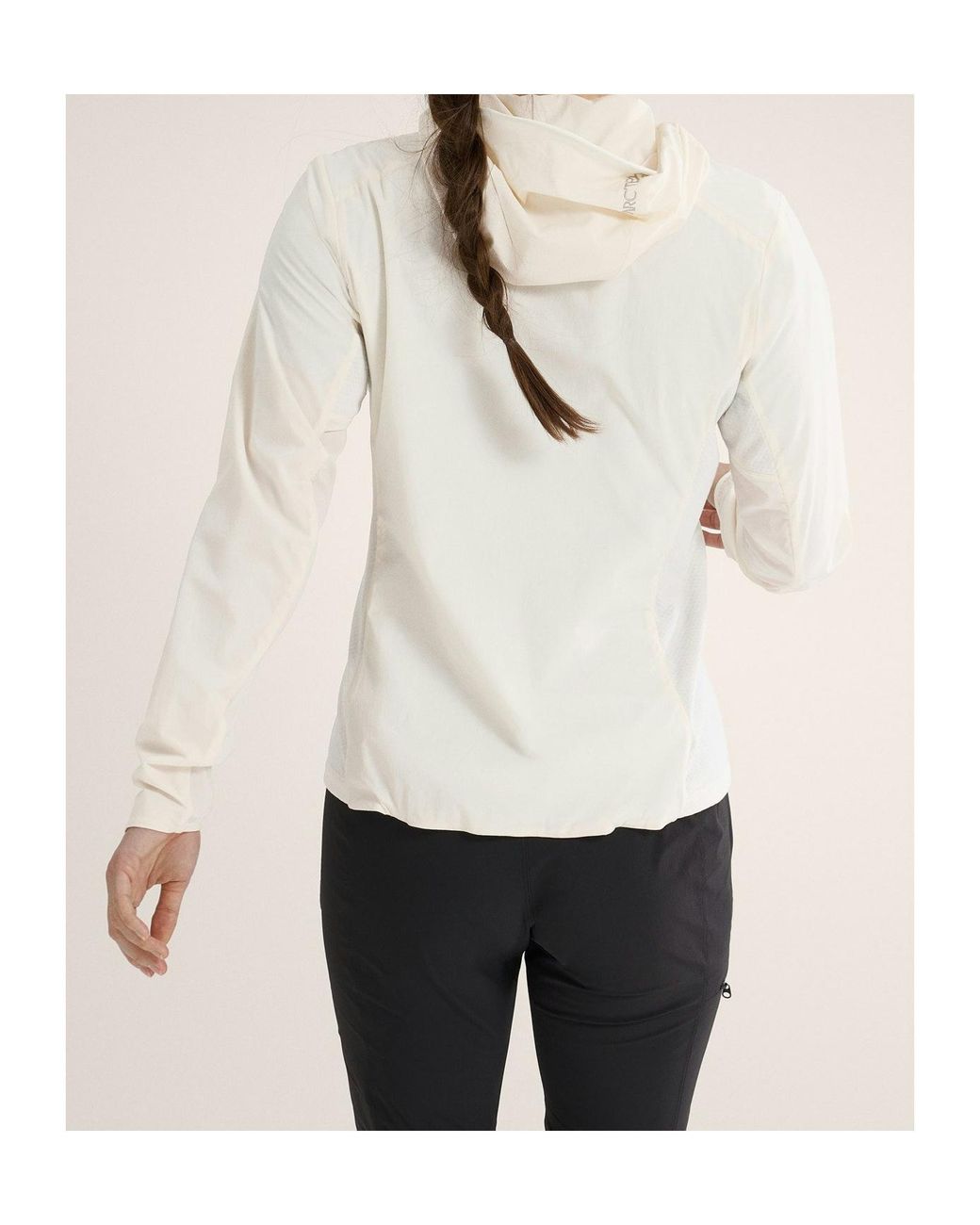 Arc'teryx White Atom Sl Hooded Jacket