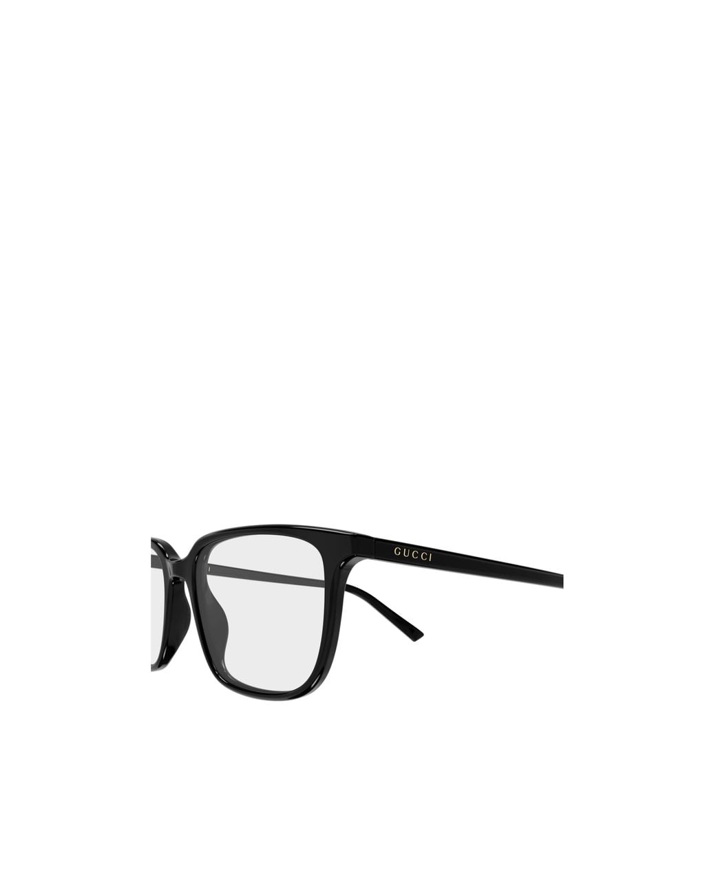 Gucci White Eyewear Square Frame Glasses for men