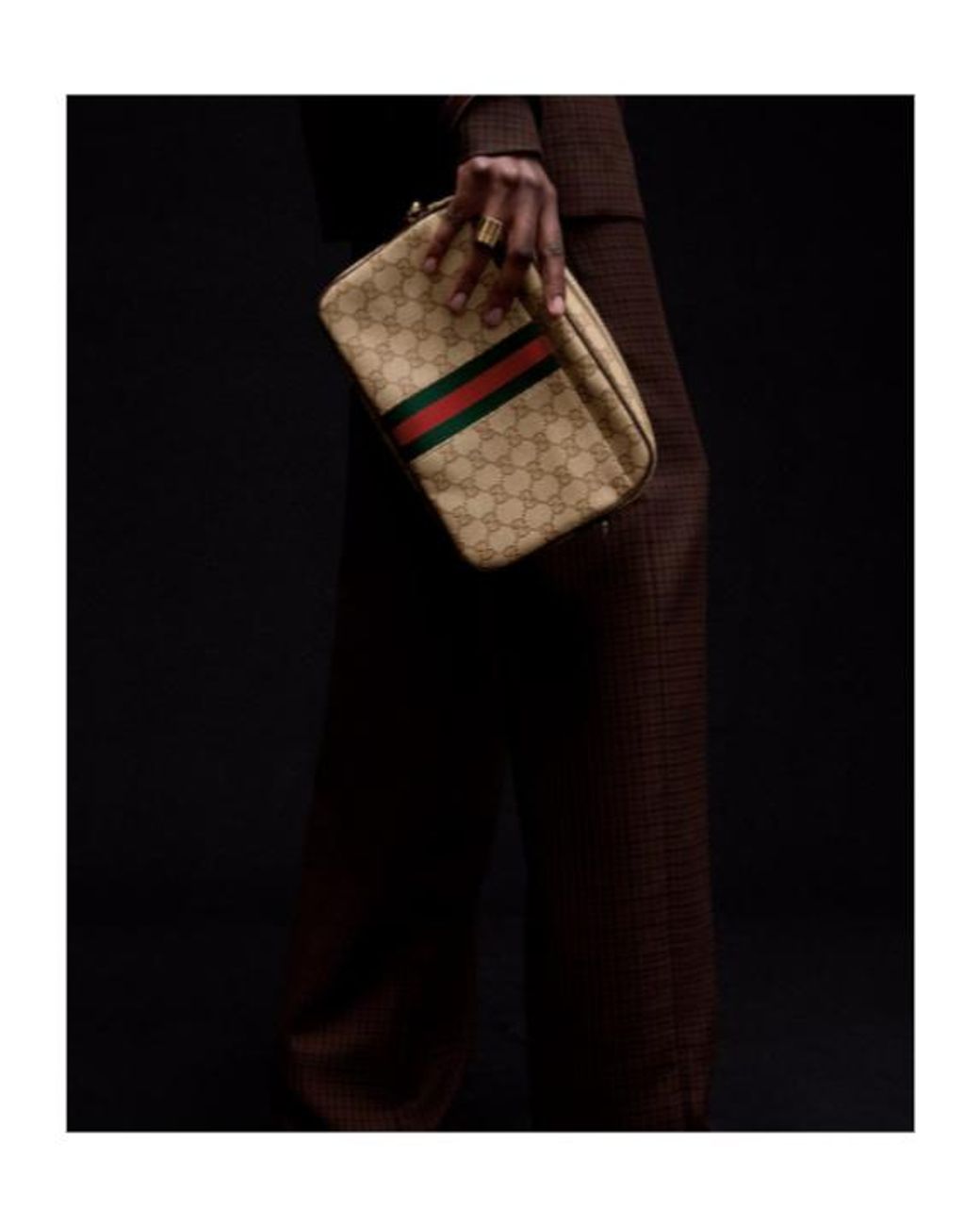Gucci Multicolor Web Detailed Small Crossbody Bag for men