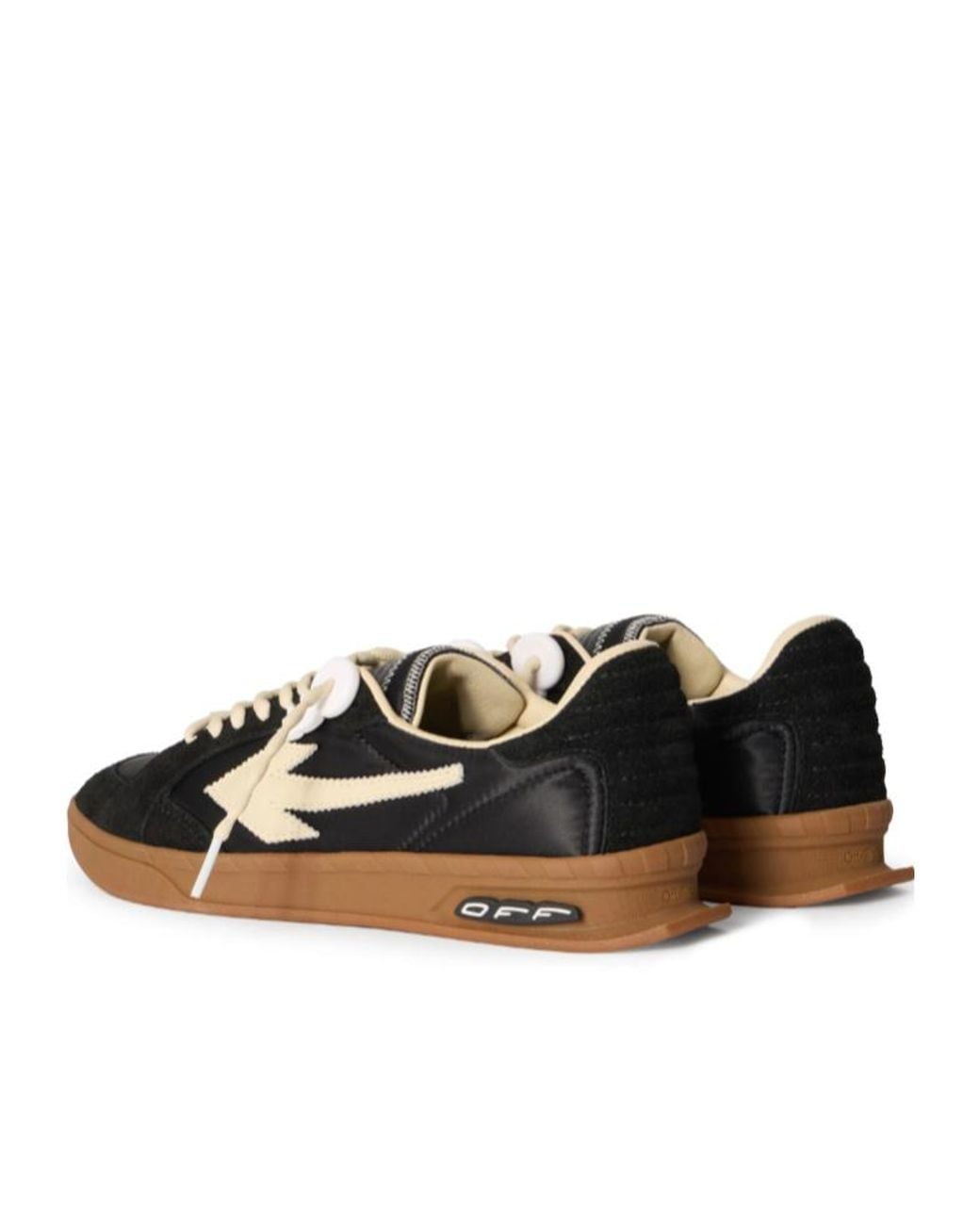 Off-White c/o Virgil Abloh Black End Of Play Low-Top Sneakers