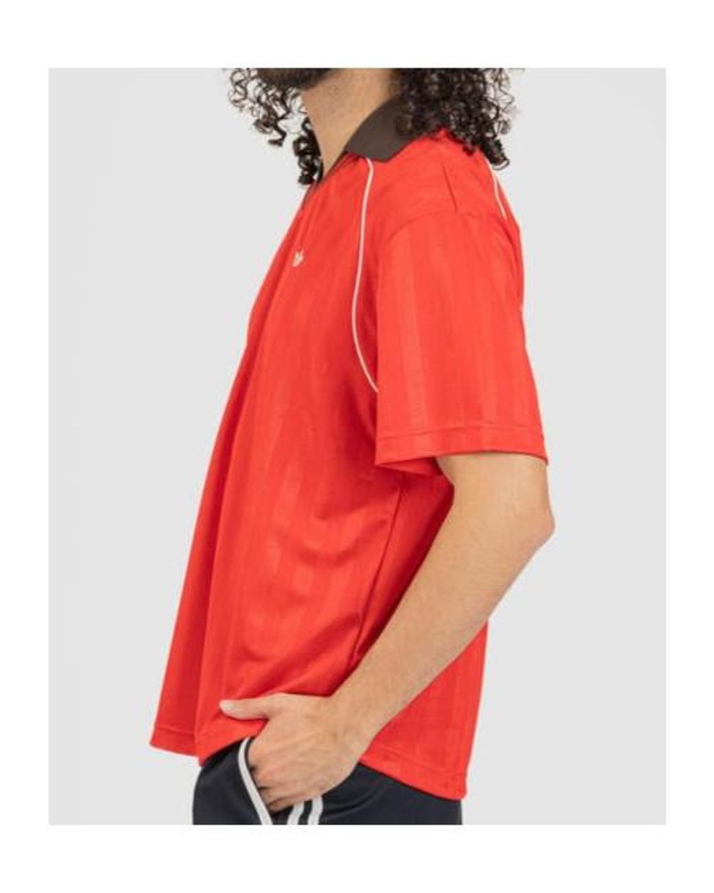Adidas by Wales Bonner Red Adidas X Wales Bonner Striped T-Shirt for men