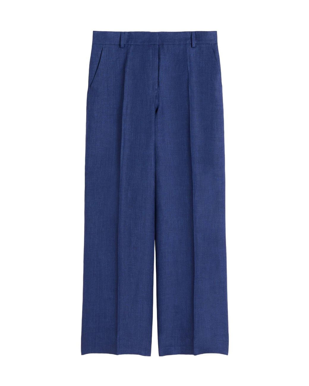 Weekend by Maxmara Blue Malizia Pressed Crease Pants