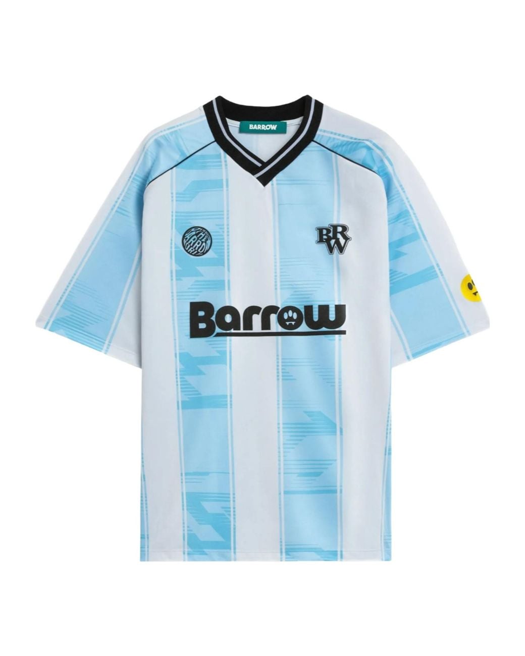 Barrow Blue Striped Short-Sleeve T-Shirt for men