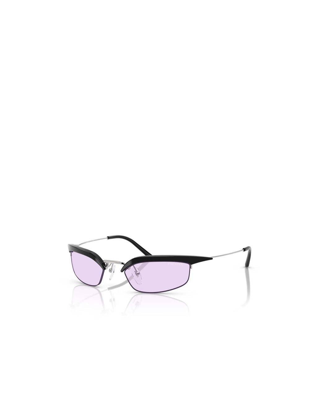 Prada Metallic Eyewear Cat-Eye Sunglasses