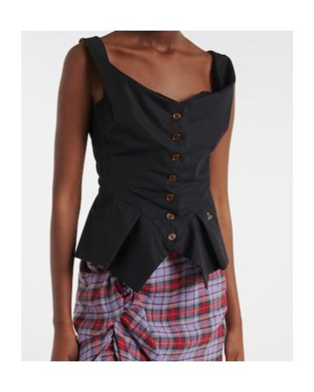 Vivienne Westwood Black Monday Cotton Top