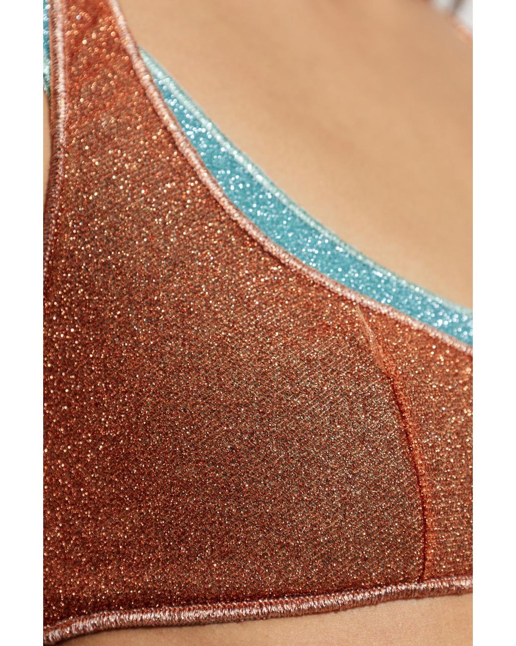 Oseree White Oséree Glitter Lurex Bikini Set