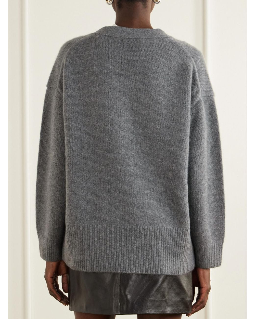 arch4 Gray Cashmere Cardigan