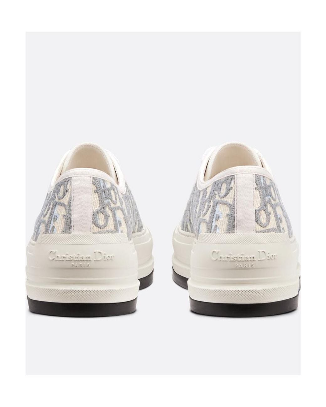 Dior White Walk'N' Low-Cut Casual Sneakers