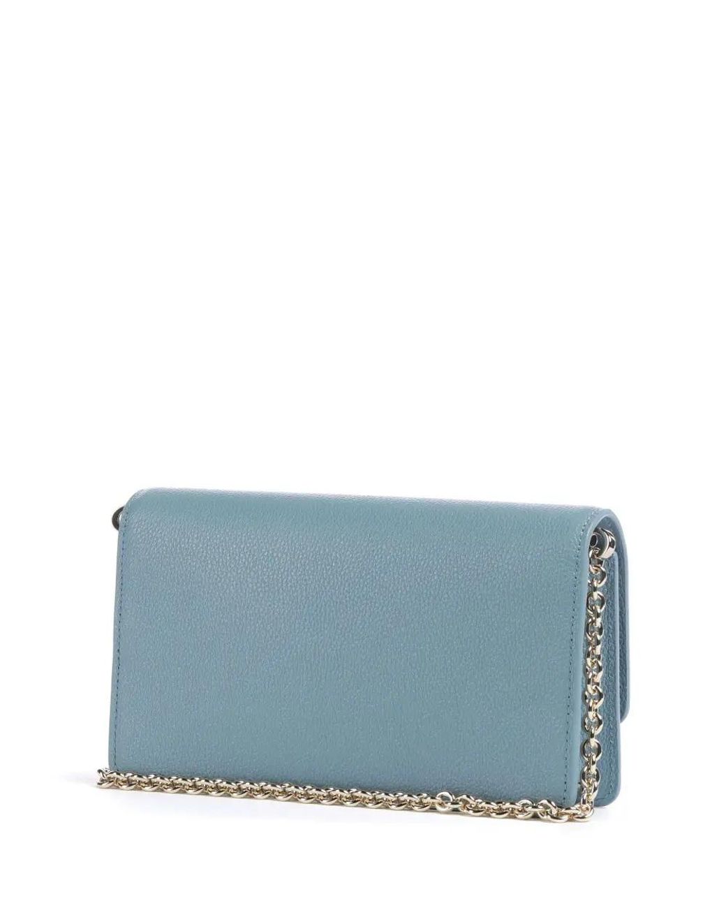Emporio Armani Blue Chain Leather Mini Bag