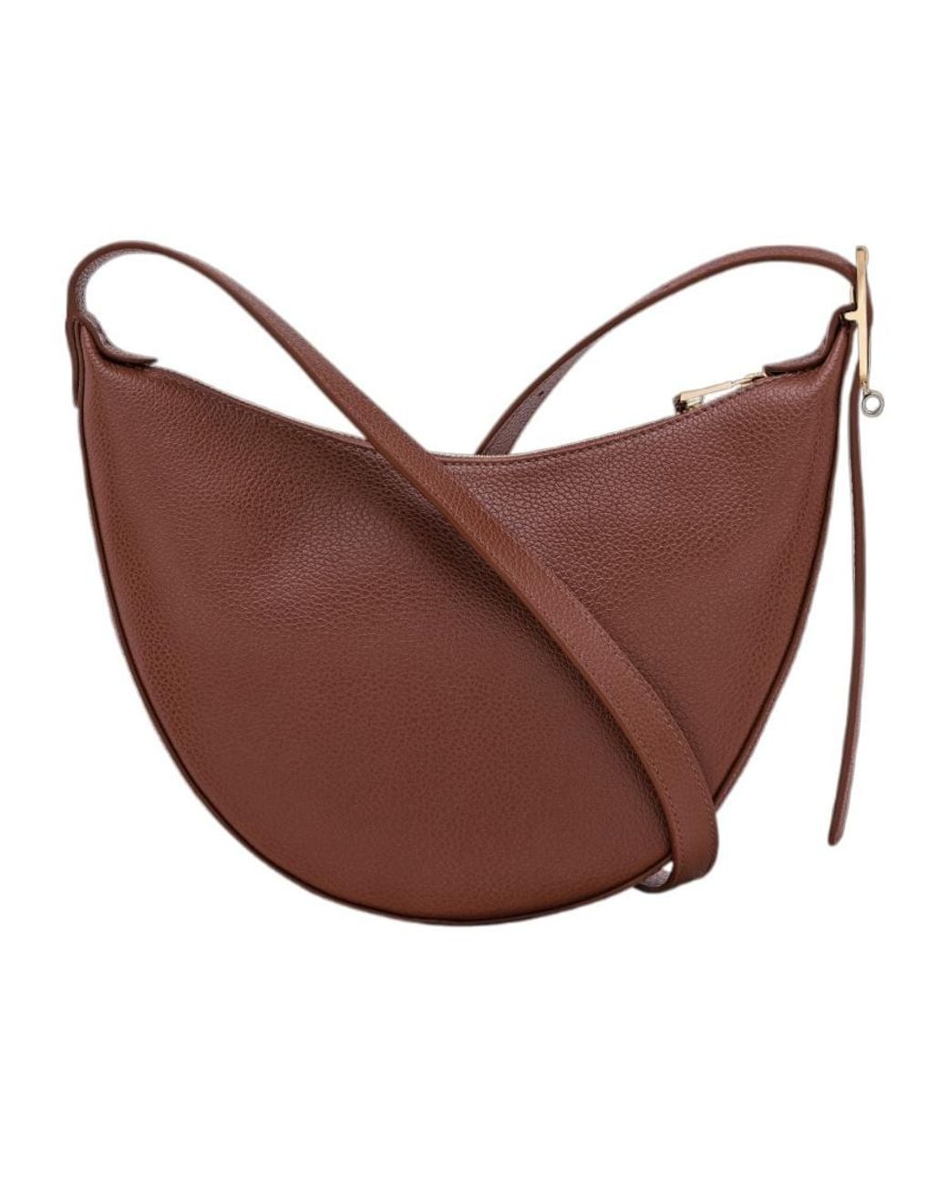 Longchamp Brown Le Foulonné S Crossbody Bag