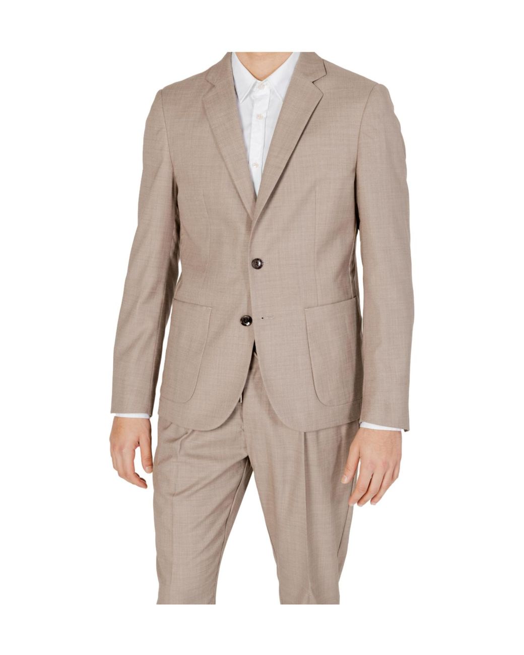 Antony Morato Natural Single-Breasted Suit Jacket for men