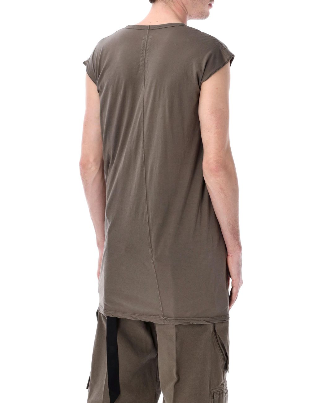 Rick Owens Brown Dylan Deep V-Neck T-Shirt for men