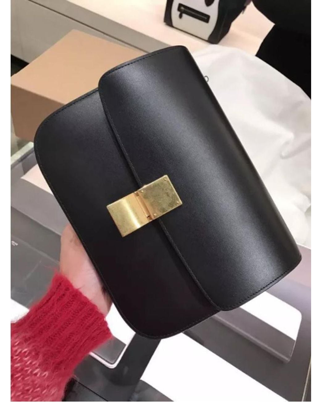 Céline Black Medium Classic Bag