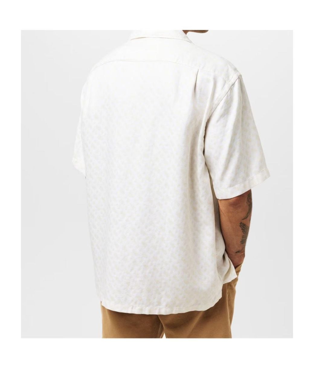 Boss White Hbb C Lars Plain Short-Sleeve Shirt for men