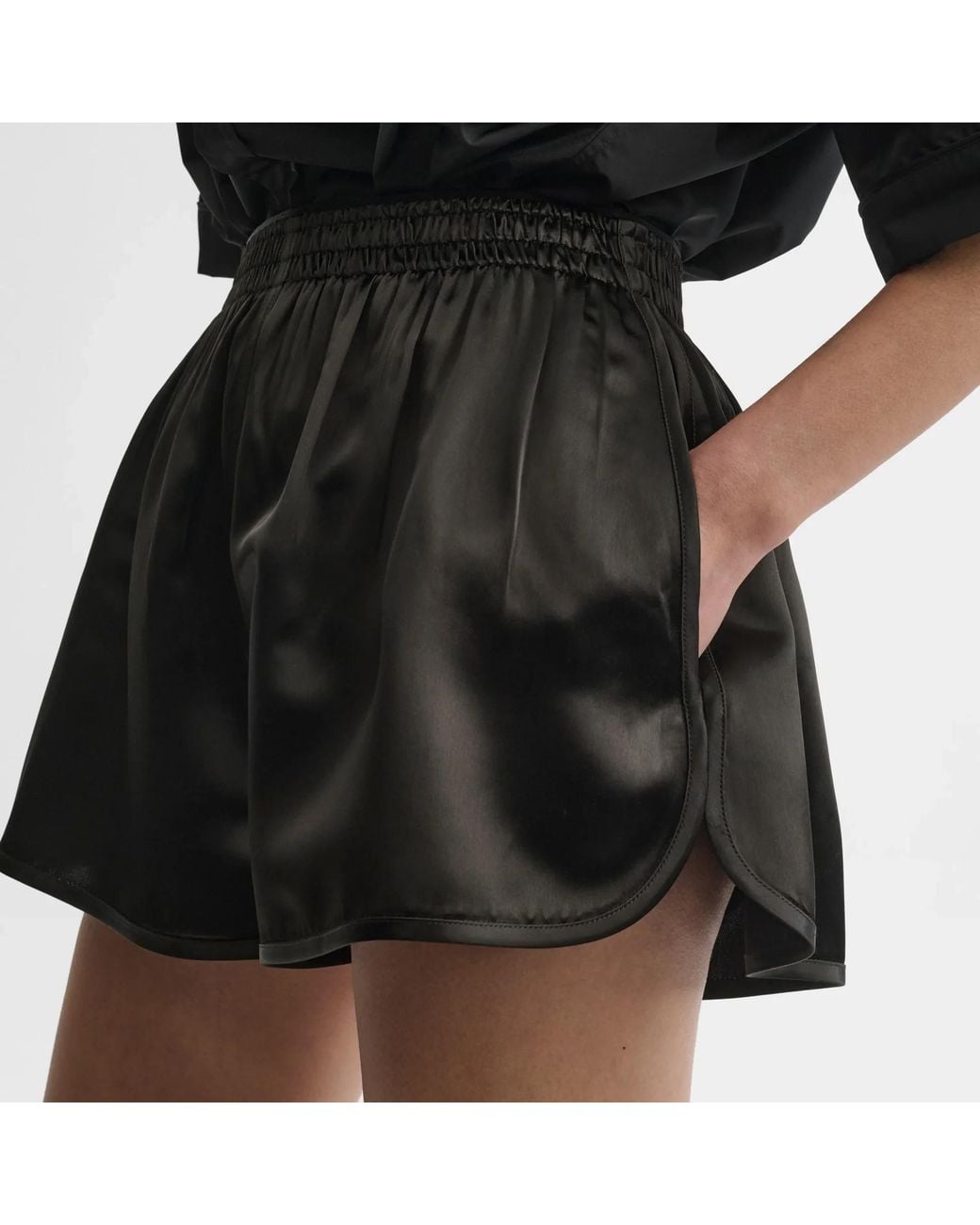Phoebe Philo Black Track Shorts