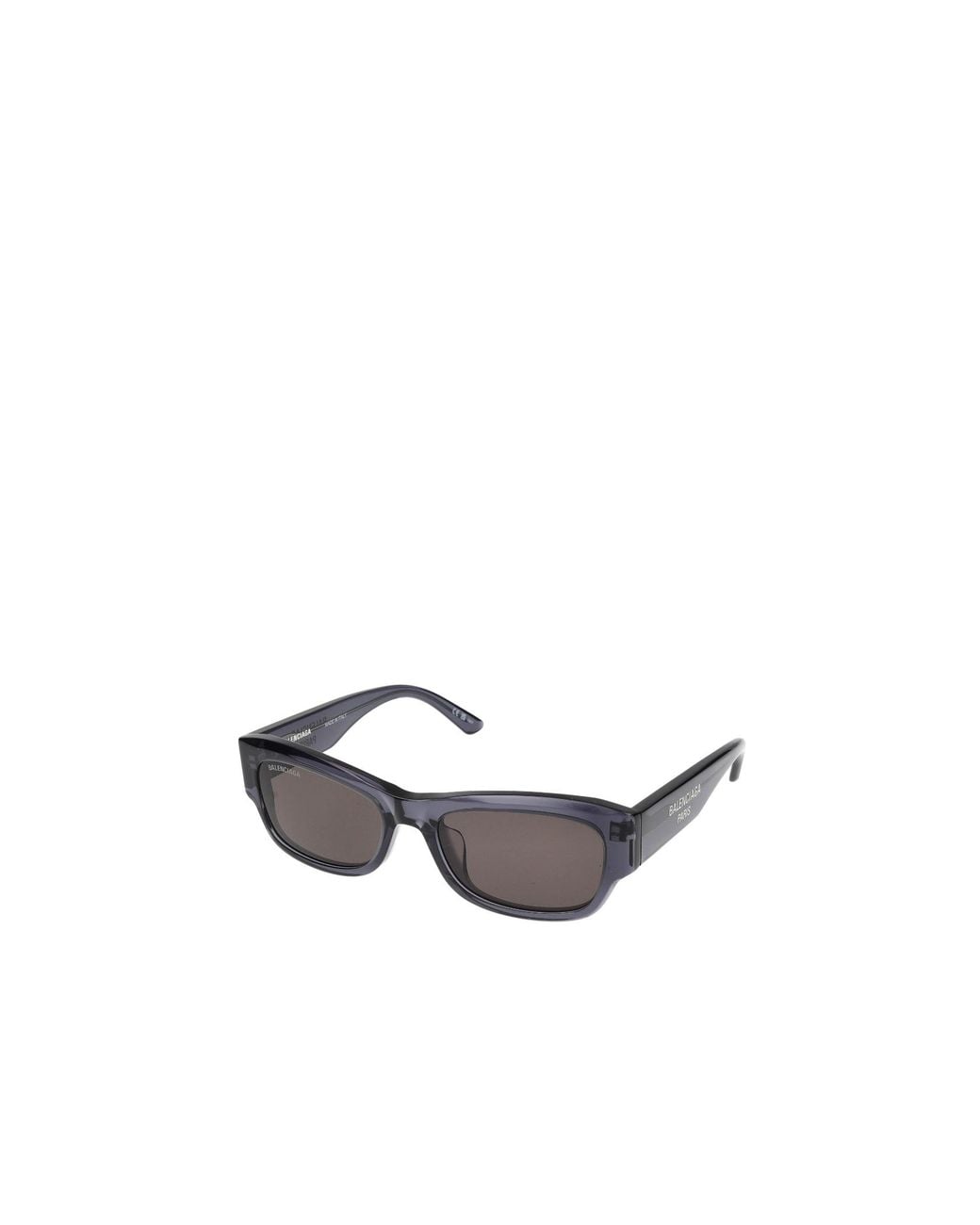 Balenciaga White Eyewear Rectangular Frame Sunglasses for men