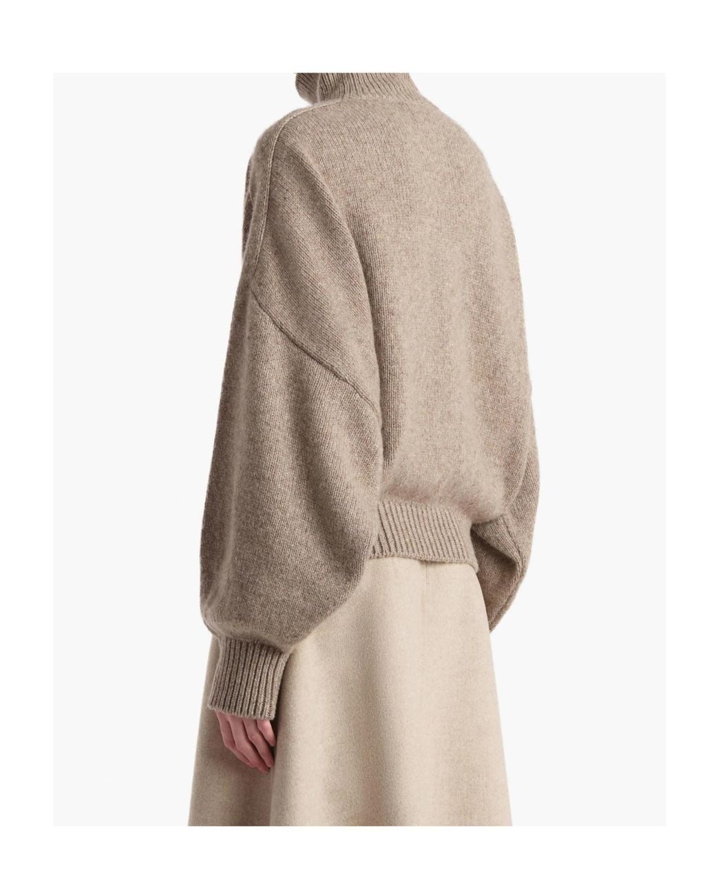 Khaite Natural Willem Cashmere Sweater