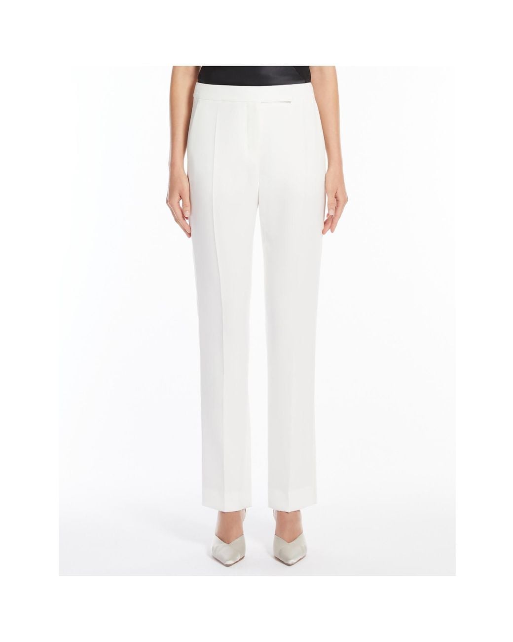 Max Mara White Trousers