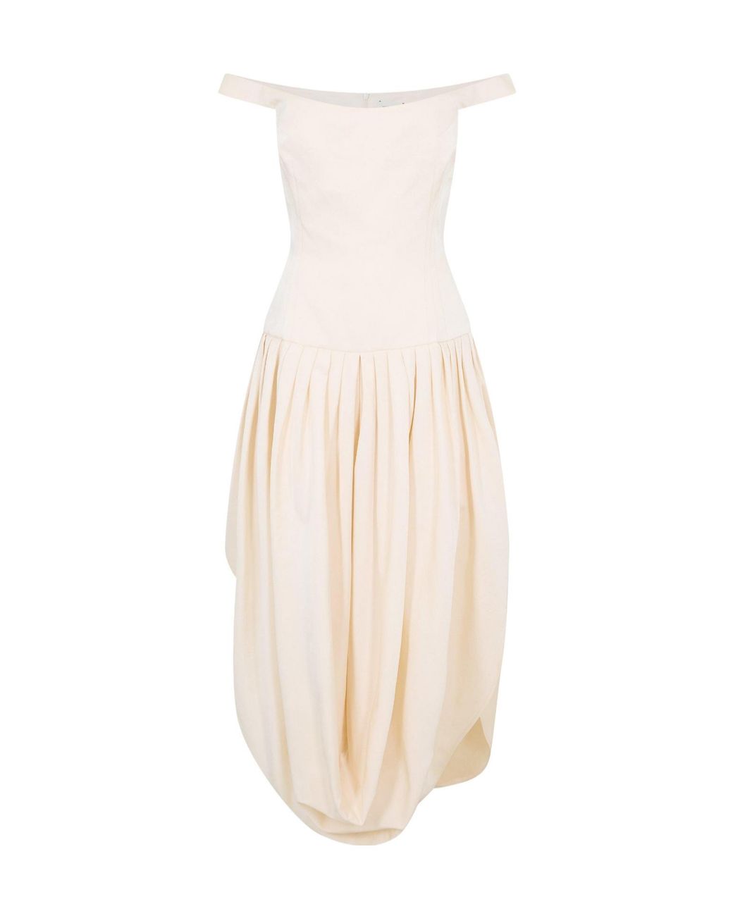 Magda Butrym White Long Maxi Dress