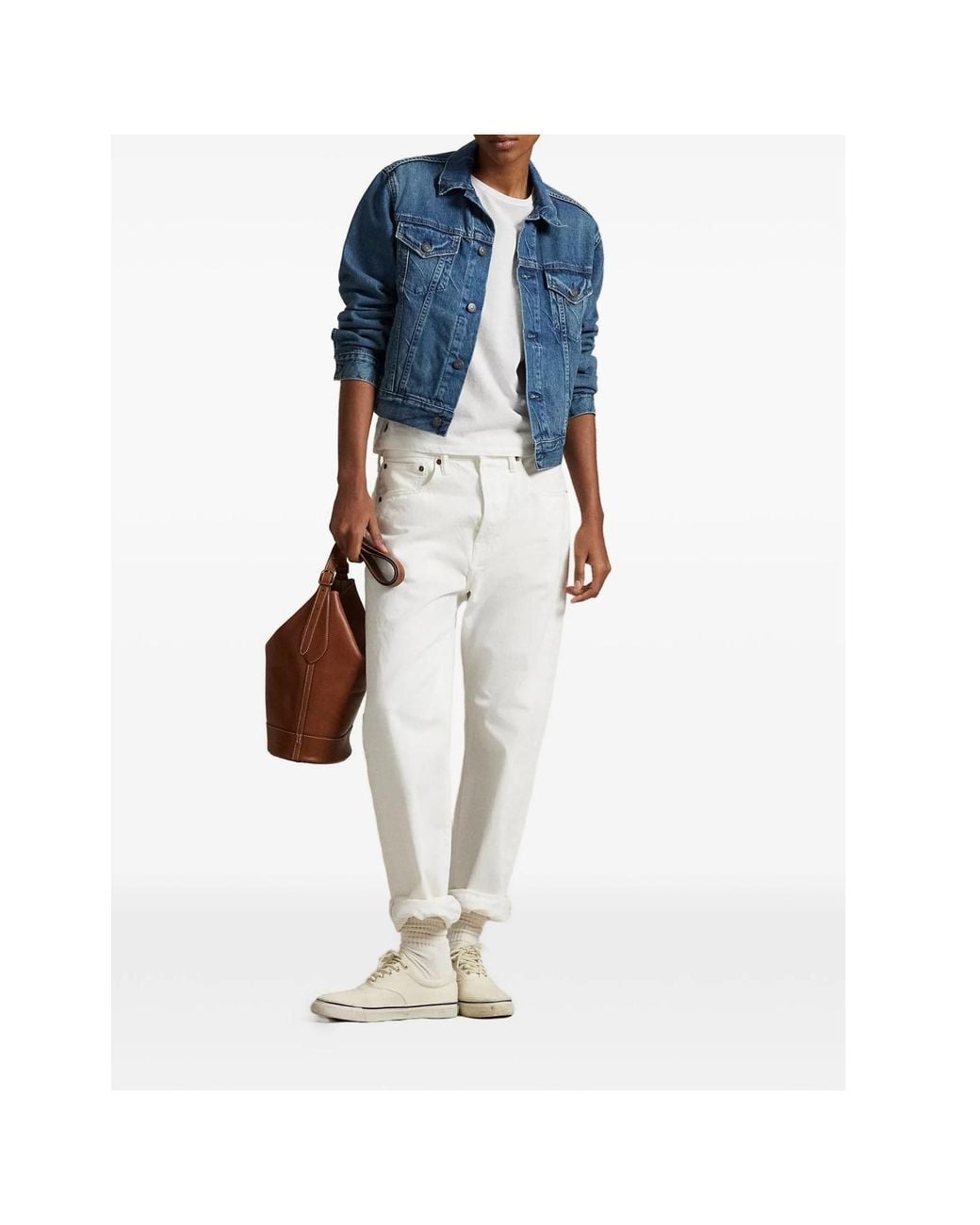 Polo Ralph Lauren Blue Logn Sleeved Buttoned Denim Jacket