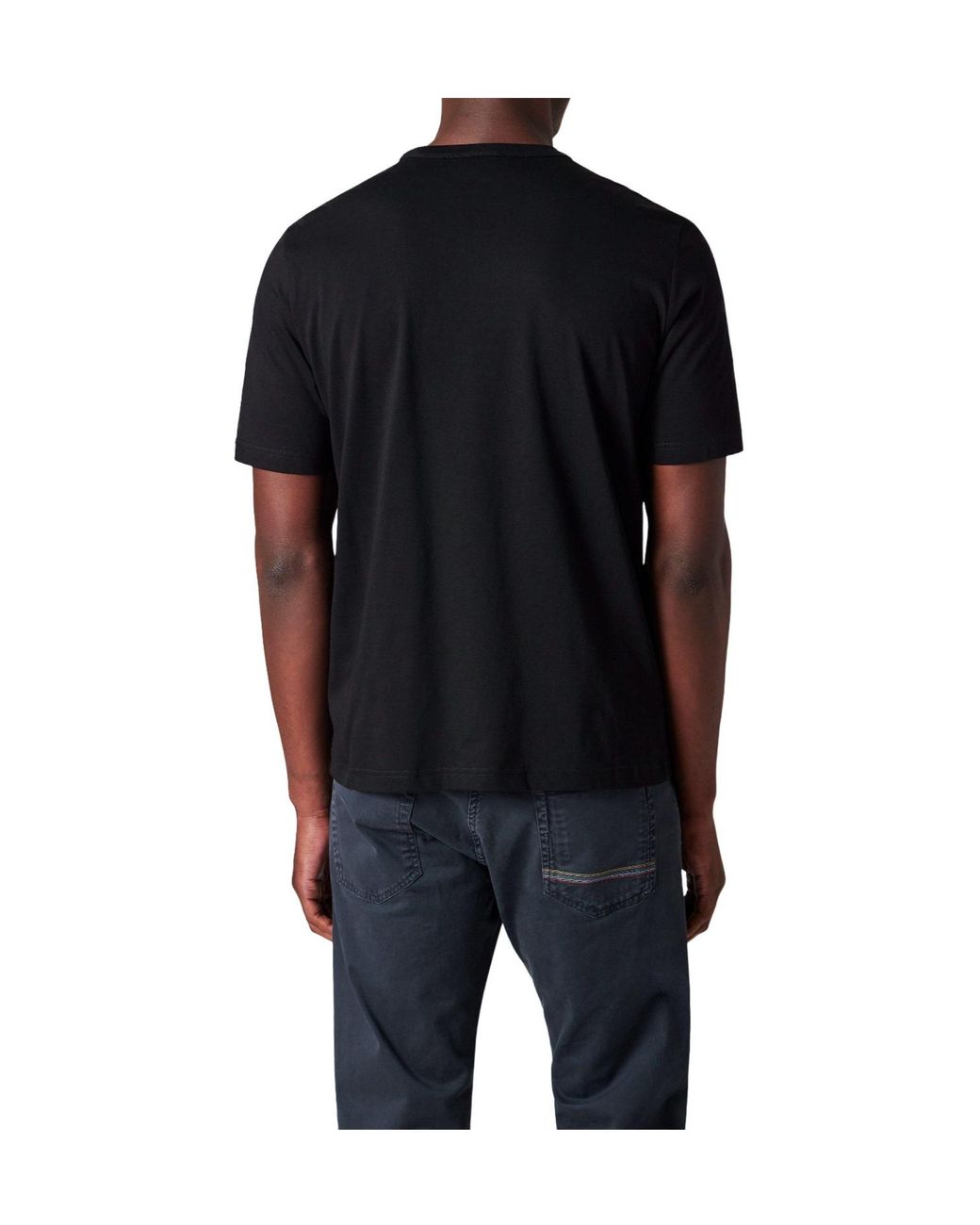 Paul Smith Black Minimal Pattern Tshirt for men