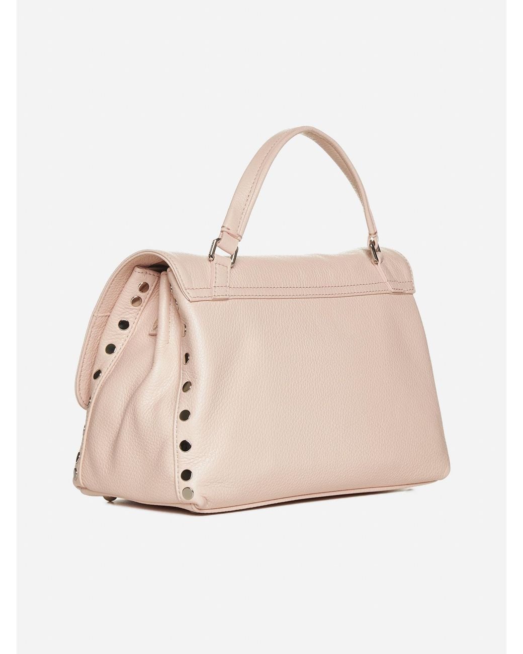 Zanellato Natural Postina Twist-Lock Top Handle Bag