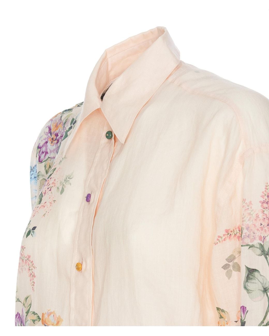 Zimmermann White Halliday Relaxed Shirt