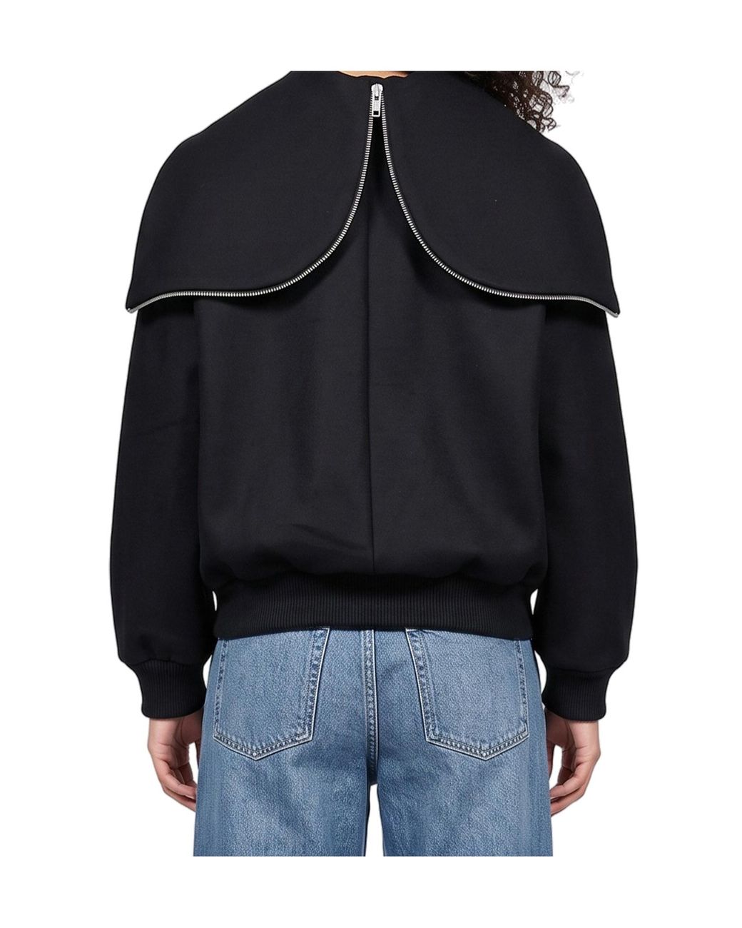 Simone Rocha Blue Long-Sleeve Casual Jacket