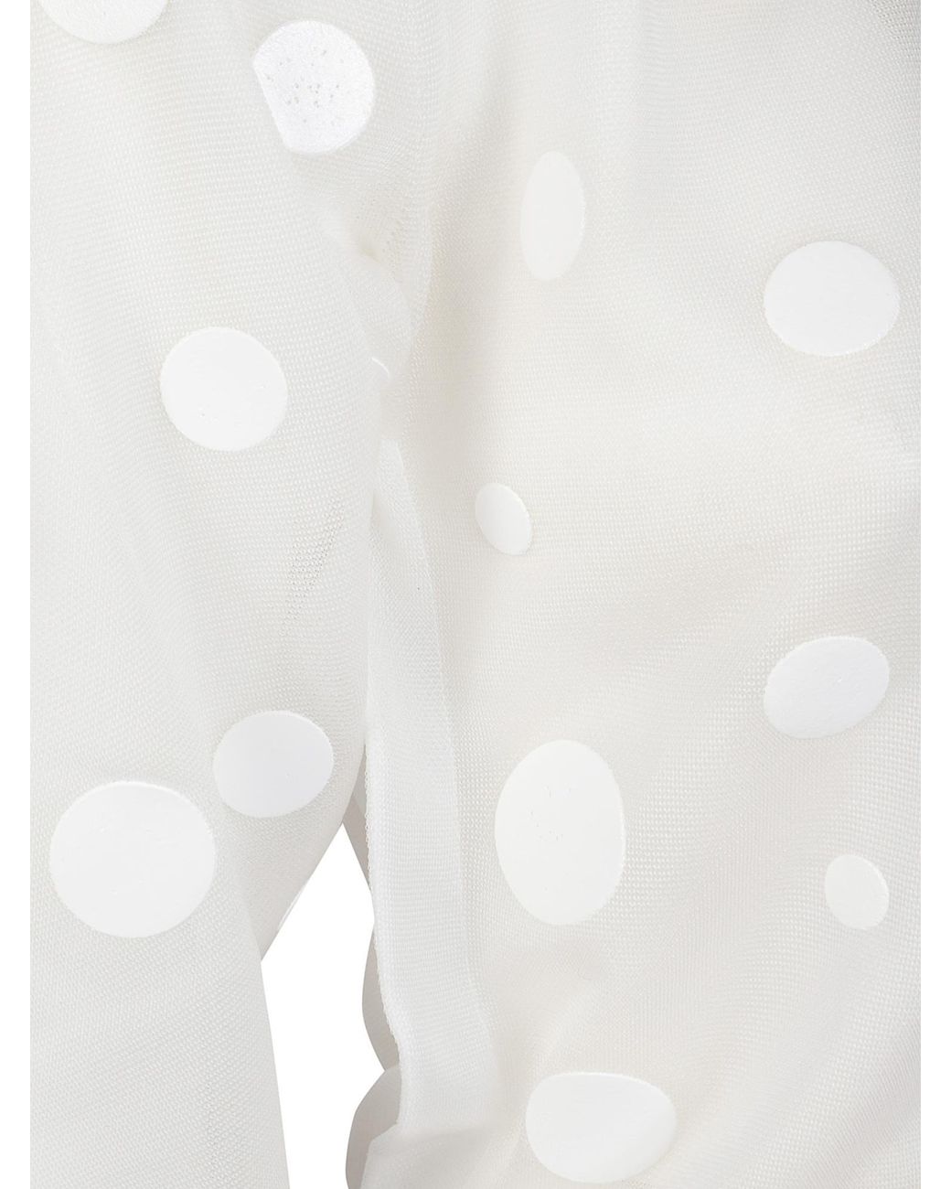 Junya Watanabe White Long-Sleeved Knitwear