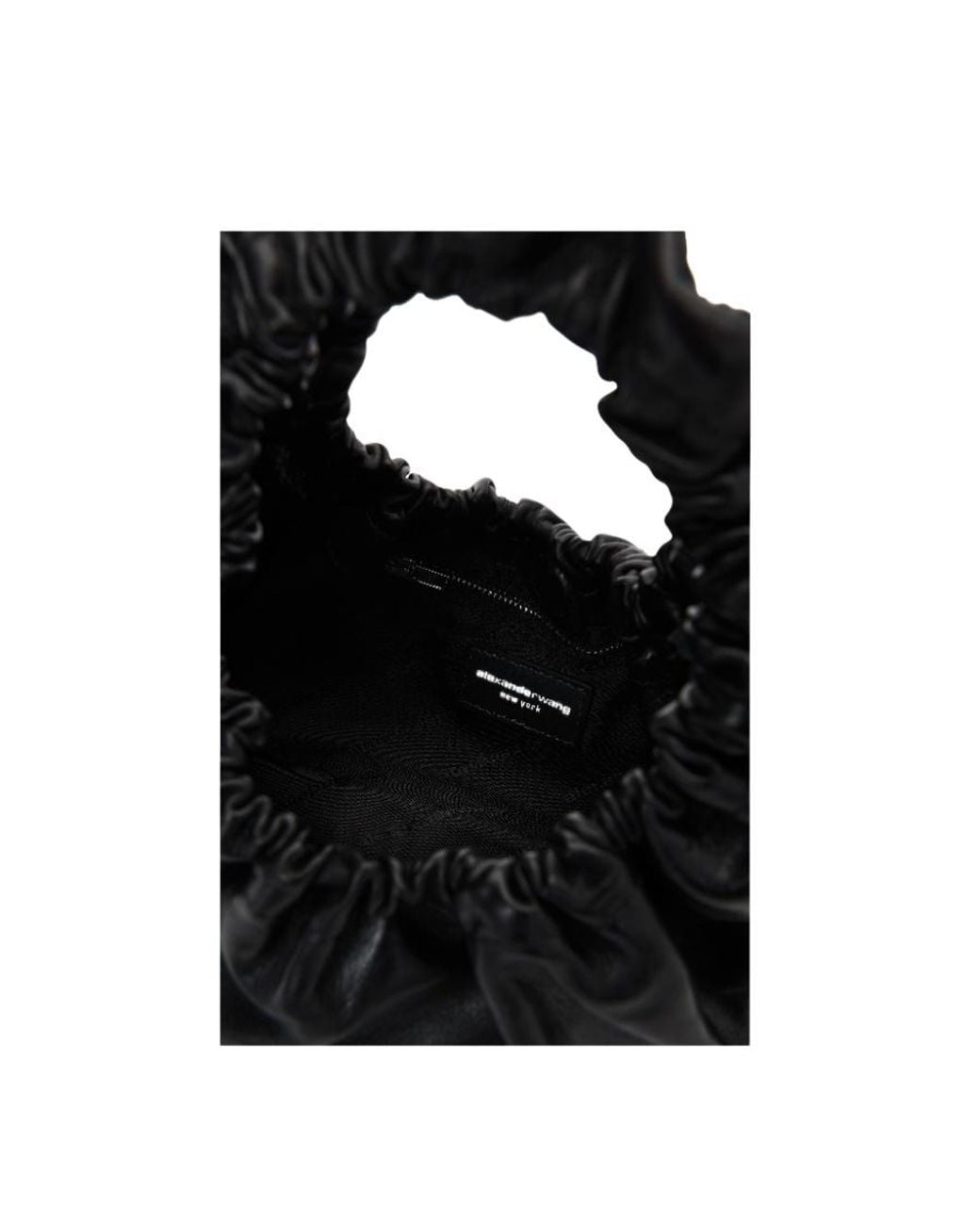 Alexander Wang Black Small Crescent Leather Bag