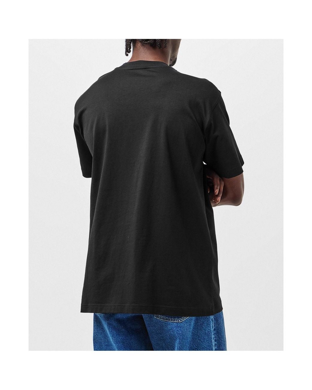 Moschino Black Crewneck Shortsleeve Tee for men